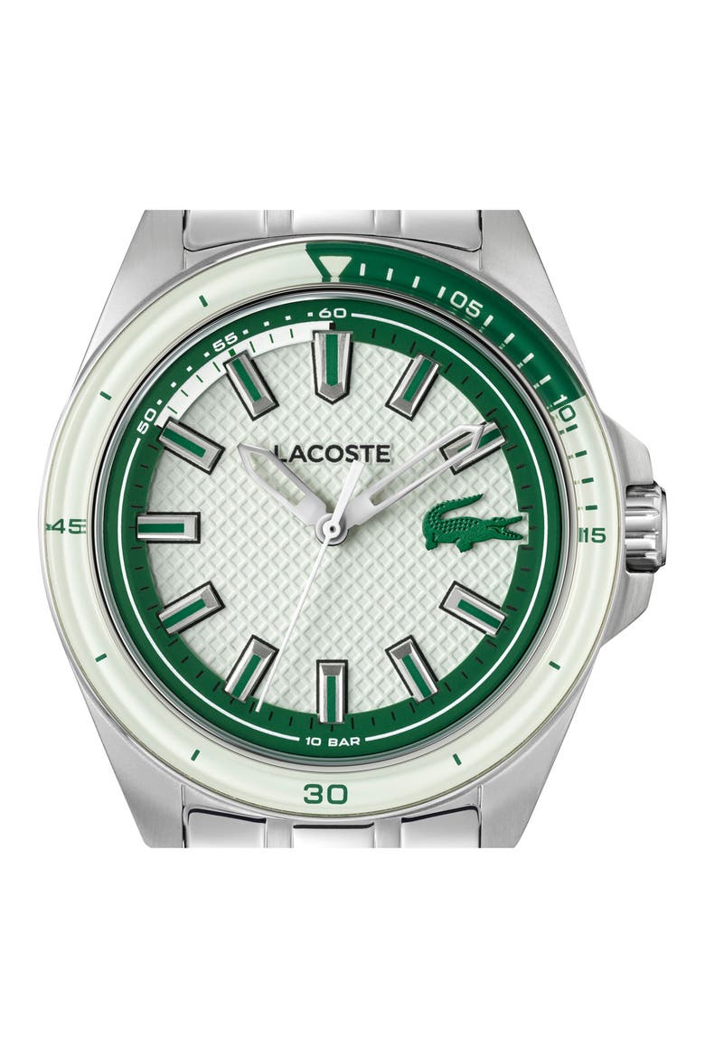 Capbreton Bracelet Watch, 43mm, Alternate, color, SILVER