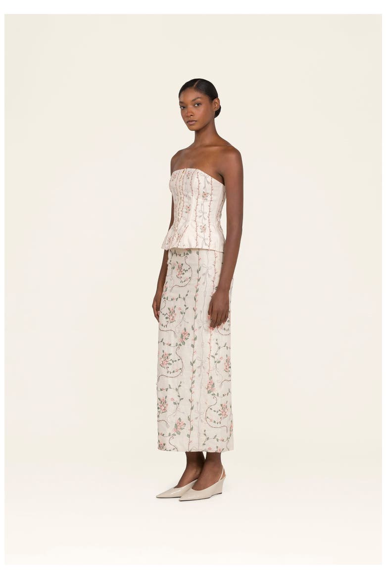Lirica Navegante Maxi Skirt, Alternate, color, Ivory
