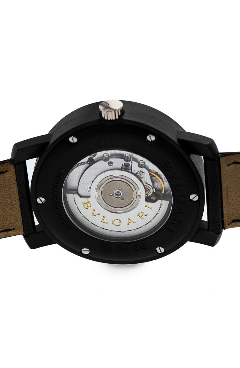 Watchfinder & Co. Bvlgari Preowned 2017 Bvlgari BB40CL Leather Strap Watch, 40mm, Alternate, color,