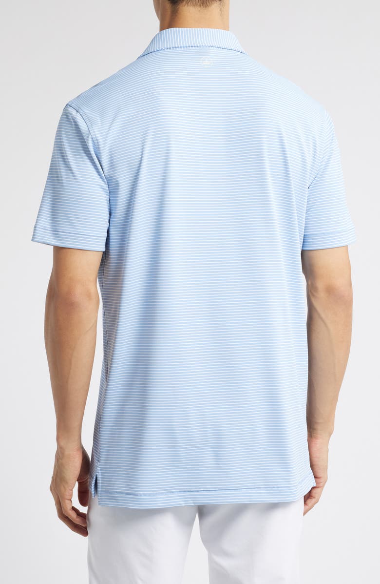 Peter Millar Crown Crafted Ballad Stripe Performance Polo, Alternate, color, Angelite