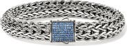 John Hardy Icon Bracelet, Sterling Silver, Pavé, 10.5mm