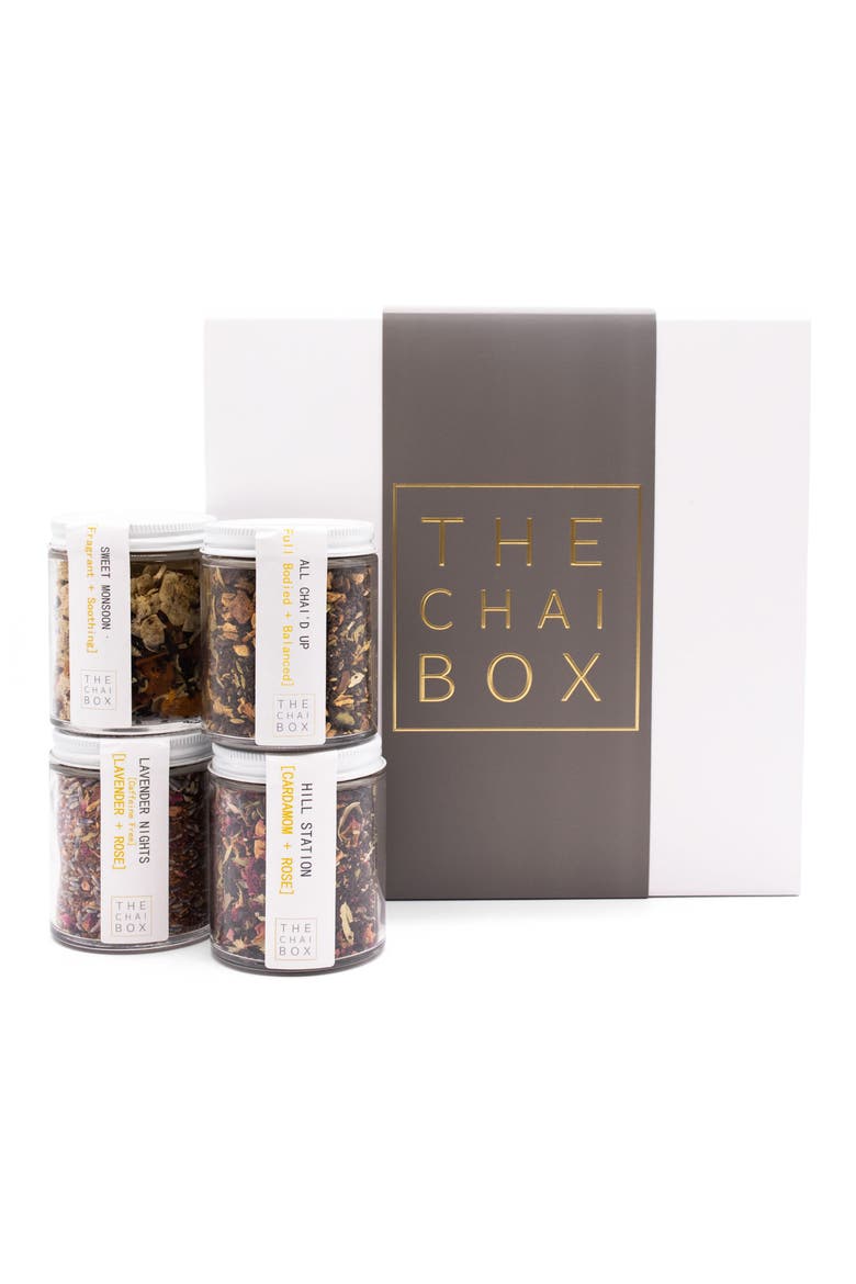 The Chai Lovers Gift Set, Main, color, WHITE
