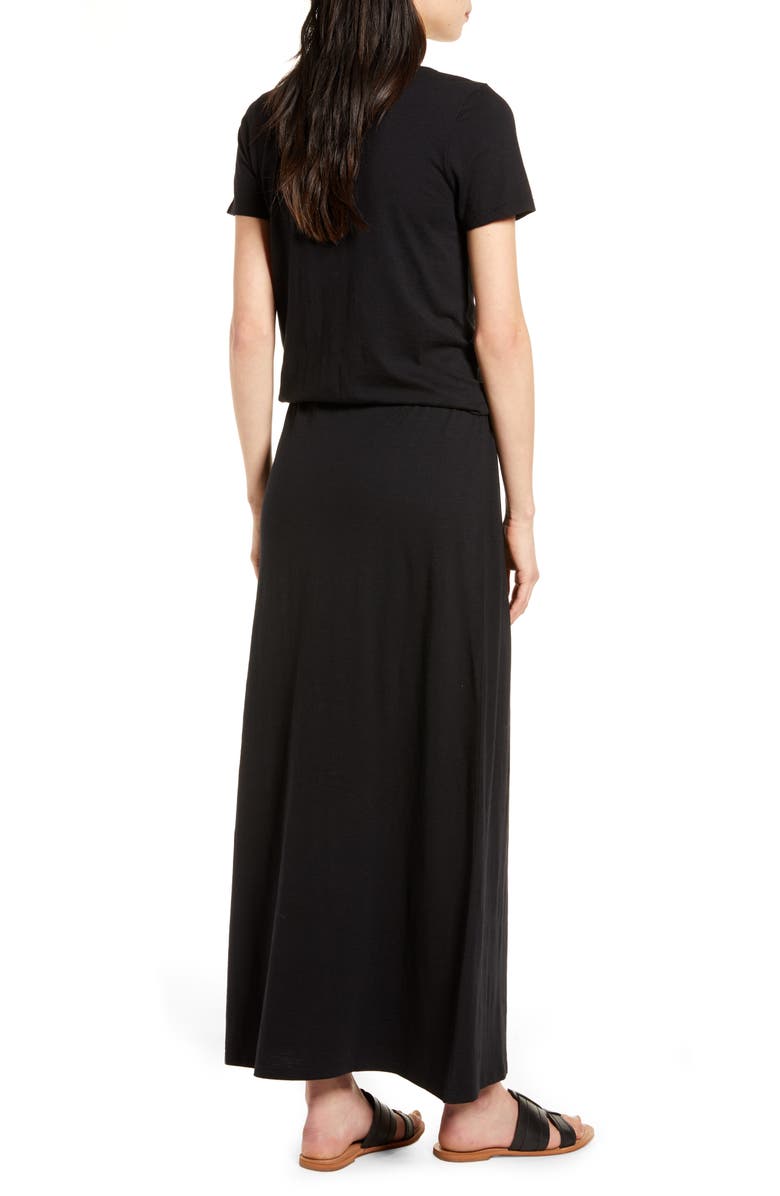 Caslon<sup>®</sup> Cotton Blend Maxi Dress, Alternate, color,