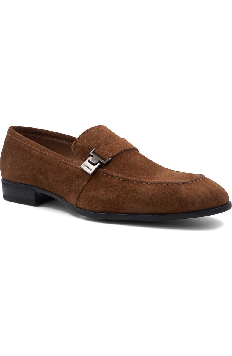 Bruno Magli Arlo Loafer, Main, color, Cognac Suede