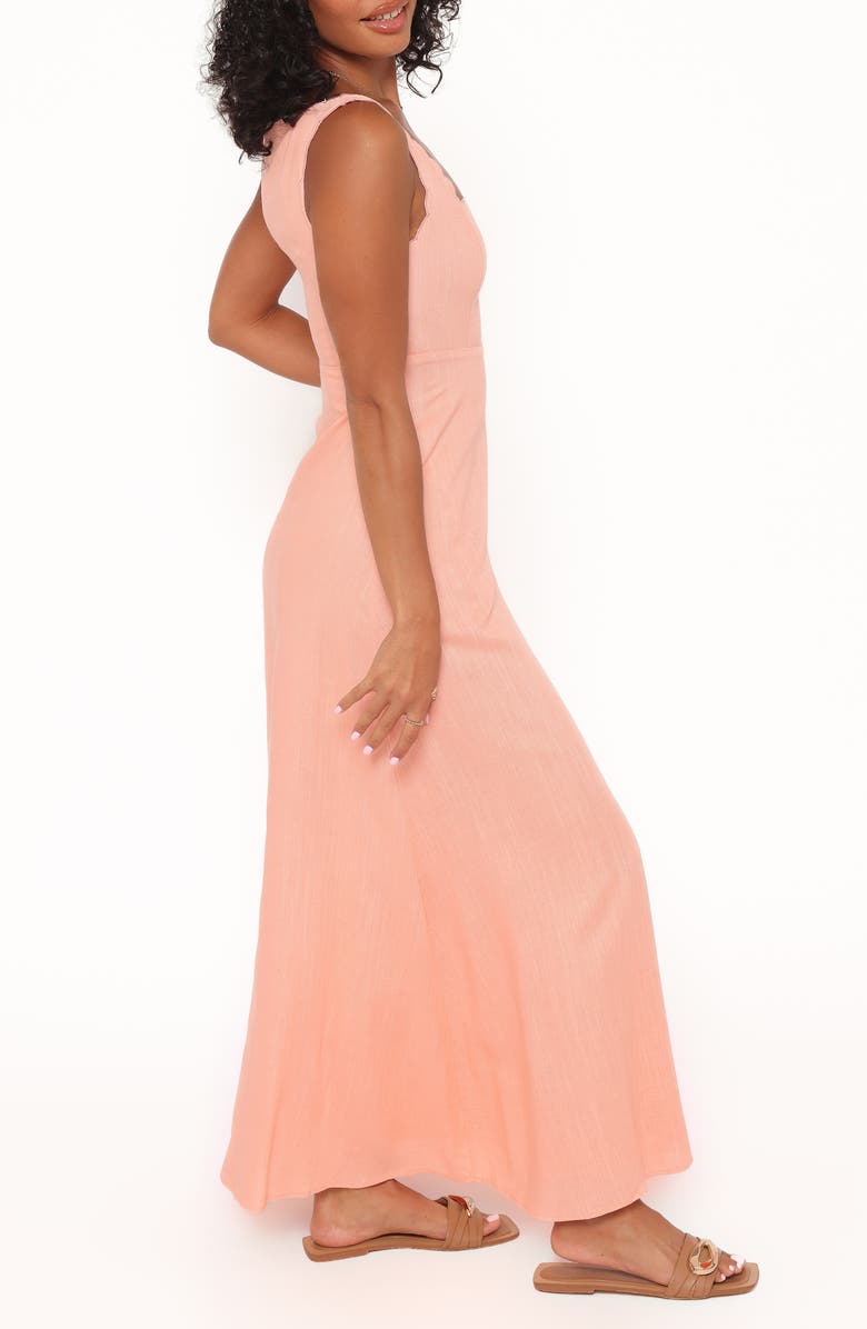 Petal & Pup Amalie Maxi Dress, Alternate, color, Pastel Peach