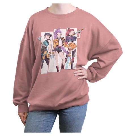 Junior's KPop Demon Hunters Huntrix Idols Manhwa Style  Sweatshirt
