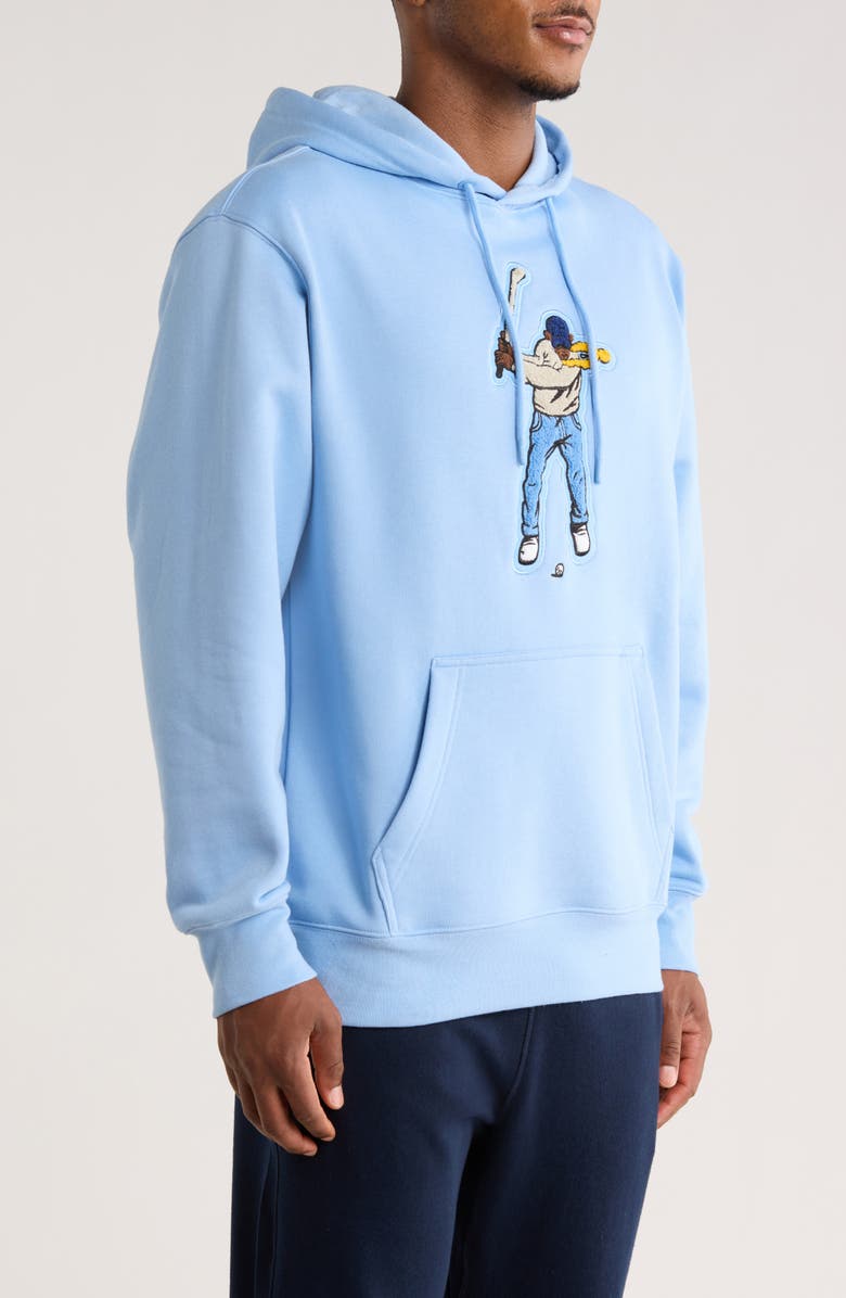 Eastside Golf Swingman Core Fleece Hoodie, Alternate, color, Polaris Blue