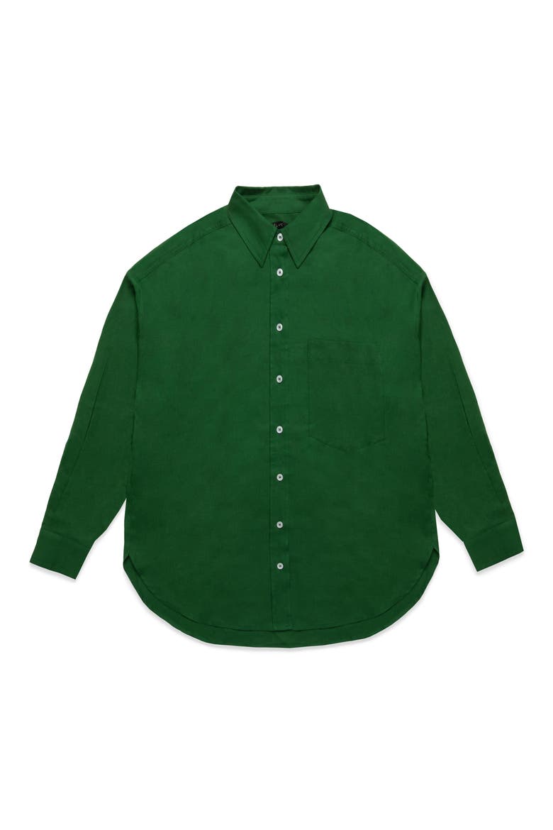 Antibes Ombré Shirt, Main, color, GREEN