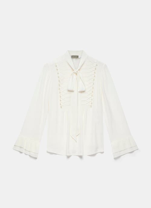 Mint Velvet Military Detail Blouse In Multi