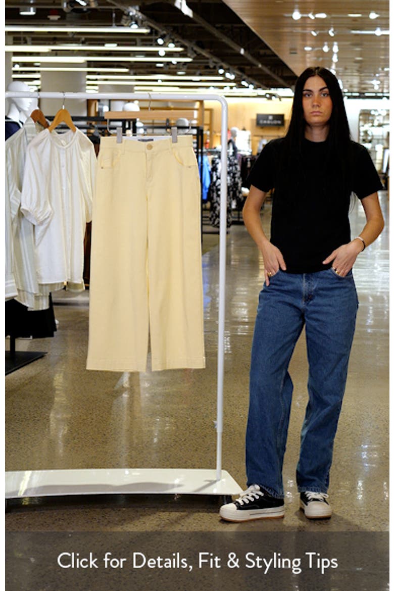 Sam High Waist Ankle Wide Leg Twill Pants video