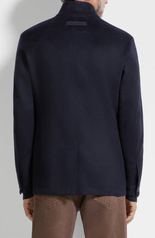 Zegna Oasi Cashmere Il Conte Jacket In Blue