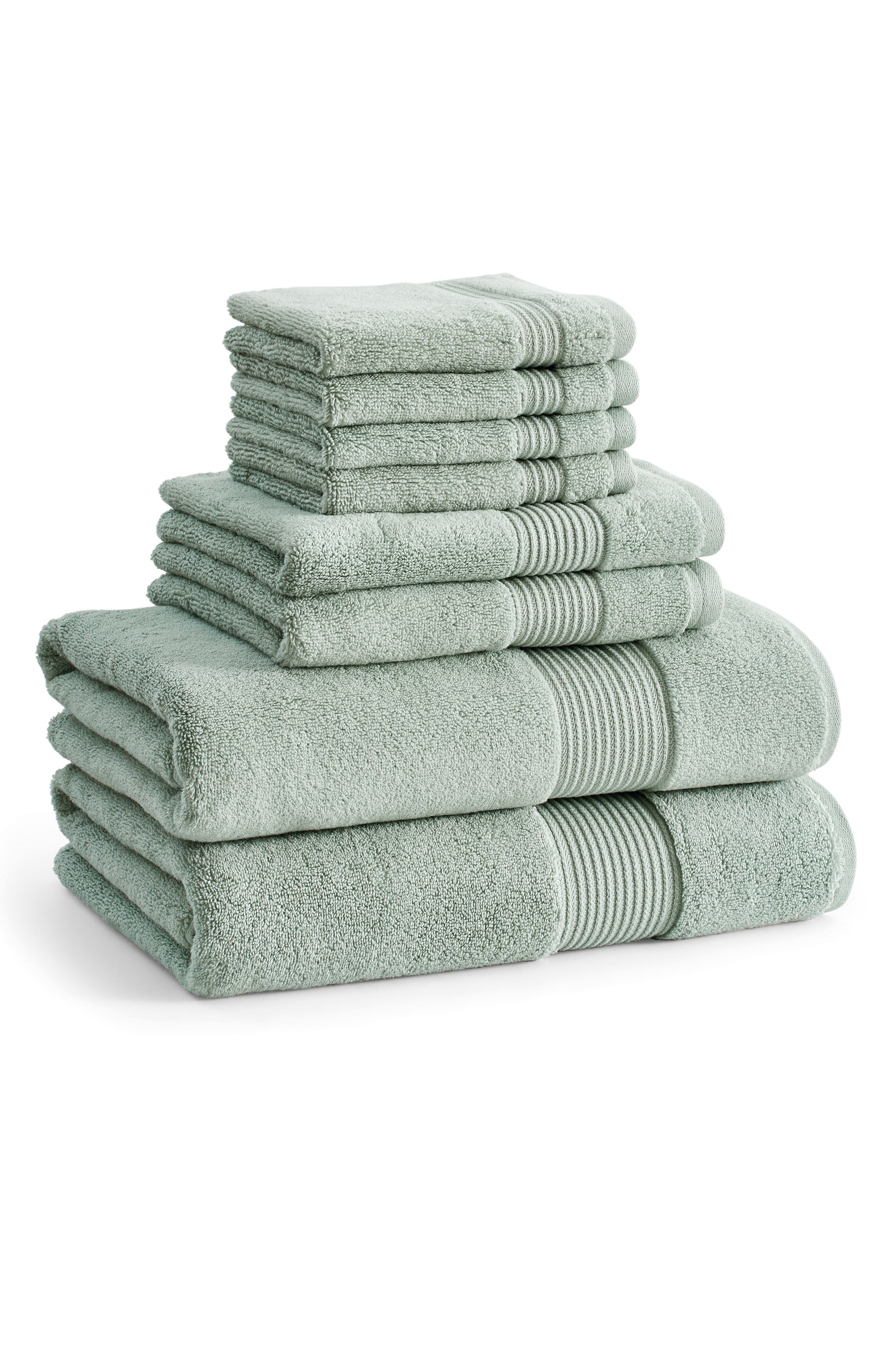 Ted Baker 8-Piece Bath Towel Set - Sage