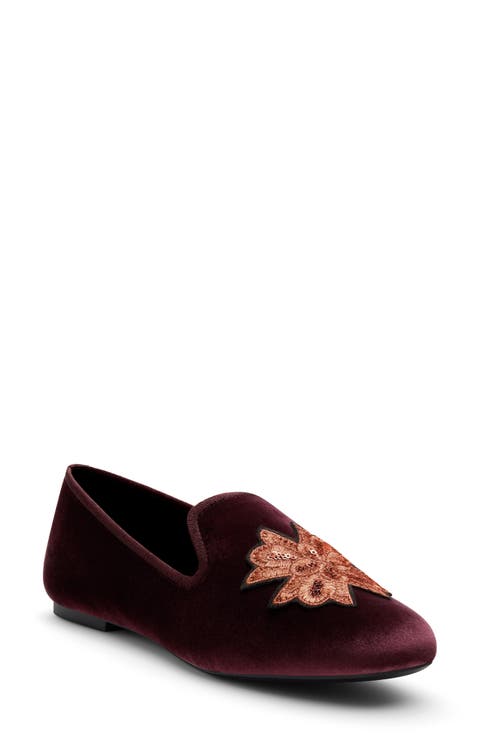 The Starling Loafer Velvet Embroidery