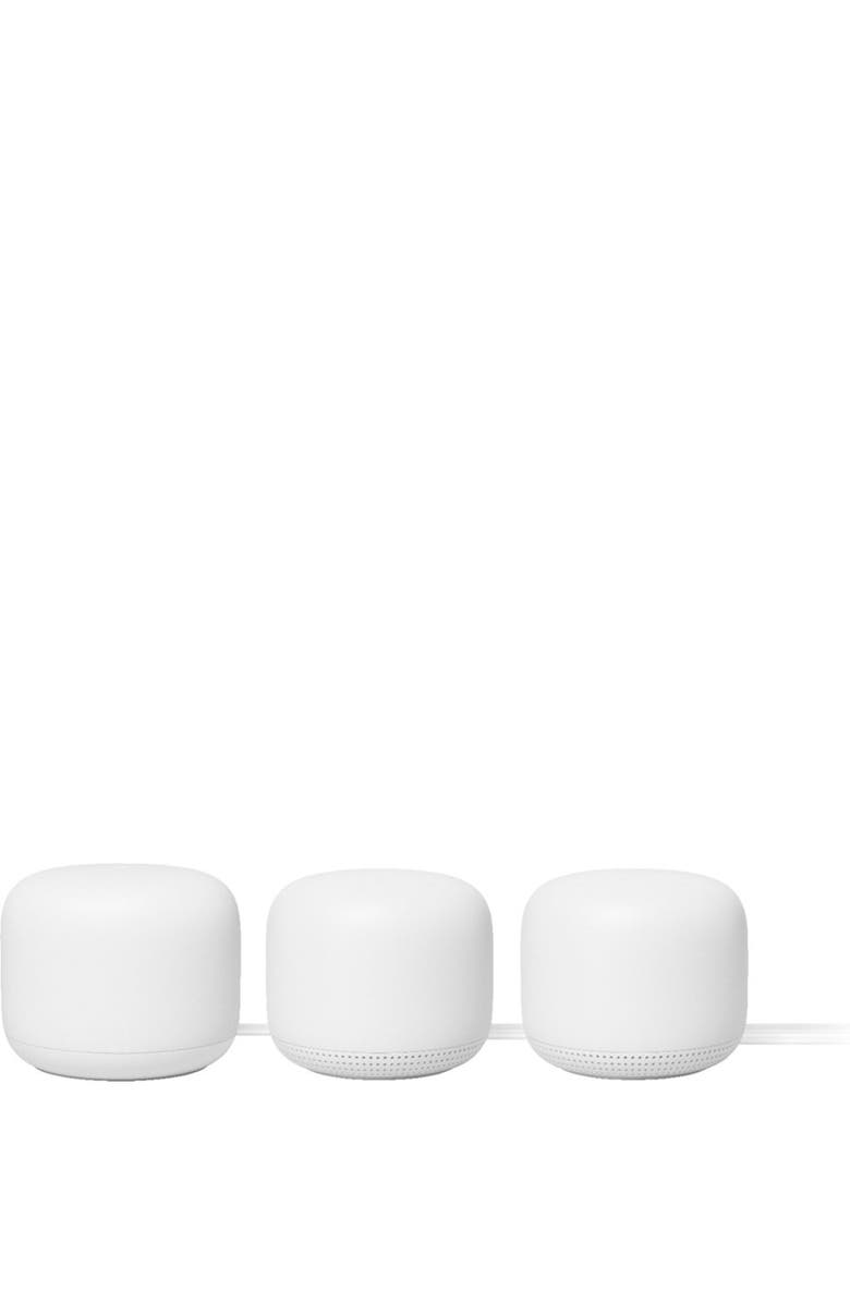 Google Nest Wifi AC2200 Mesh System Router and 2 Add-On Points - Pack of 3 - Open Box, Alternate, color,