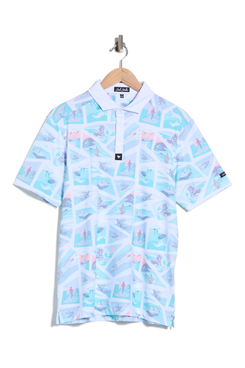 Core Performance Golf Polo, Alternate, color, WHITE CAPS WELCOME