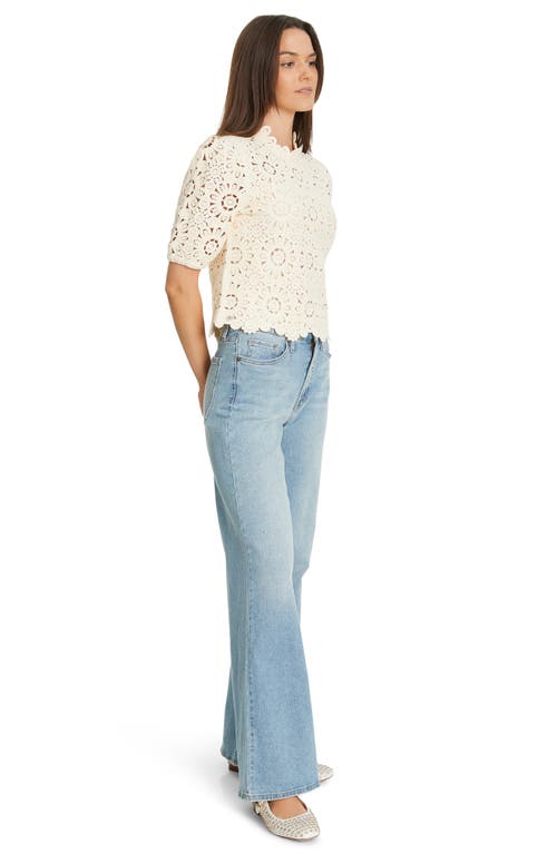 Shop Sam Edelman Doral Crochet Top In Cream