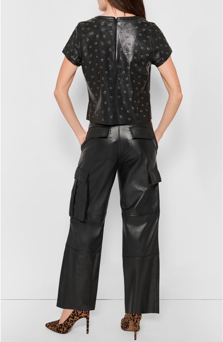 AS by DF Jude Recycled Leather Tee, Alternate, color, 