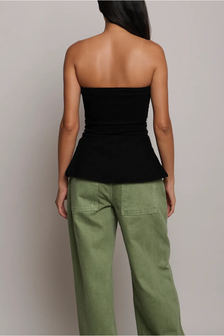 Luna Peplum Top, Alternate, color, William St.