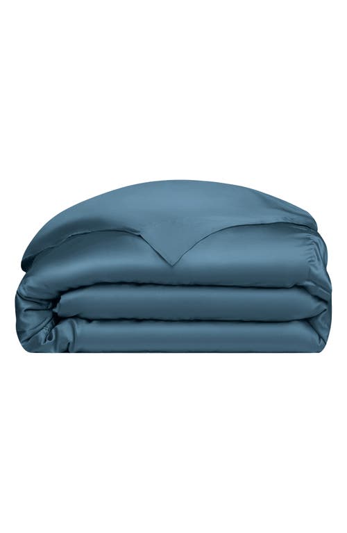 Cozy Earth Wrinkle Resistant Duvet Cover In Pacific Blue