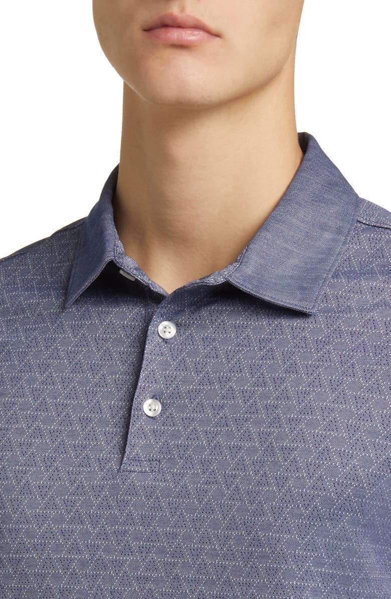 Robert Barakett Cormack Geo Pattern Polo, Alternate, color, 