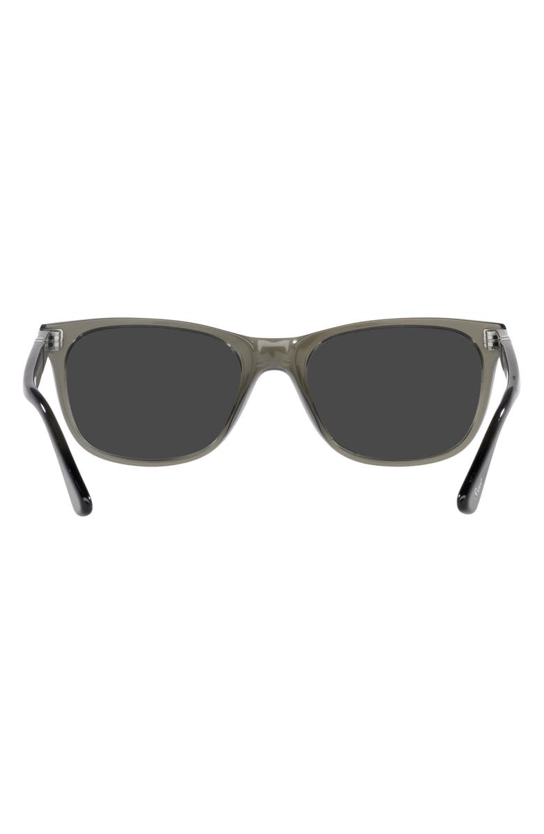 Persol 57mm Polarized Rectangular Sunglasses, Alternate, color,