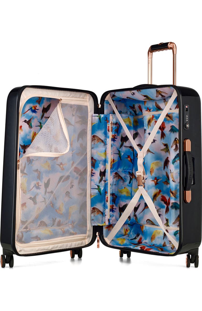 Ted Baker London Medium Gem Gardens 26-Inch Hard Shell Spinner Suitcase, Alternate, color,