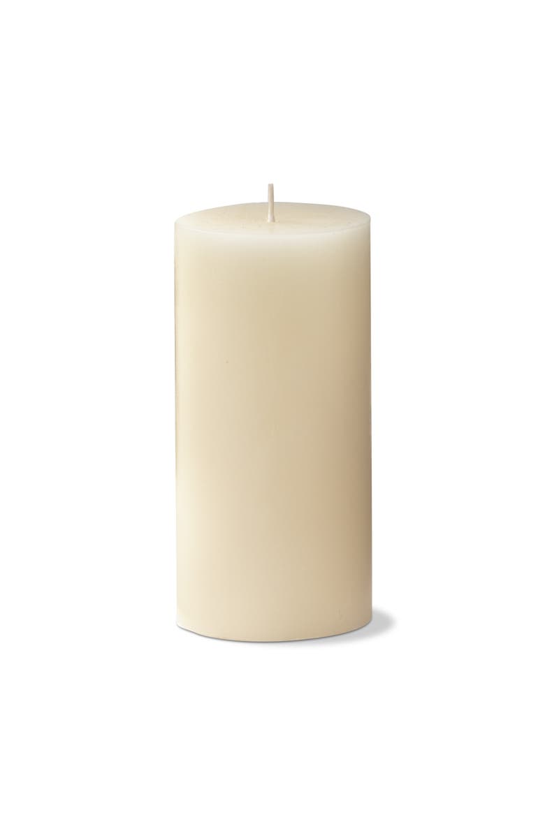 Chapel Ivory Pillar Candles Unscented Long Burning Set of 3, Alternate, color, Beige