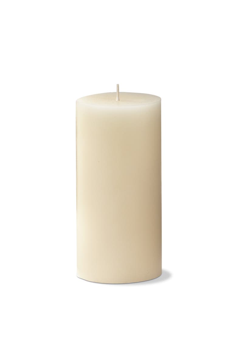 tag Chapel Ivory Pillar Candles Unscented Long Burning Set of 3, Alternate, color, Beige