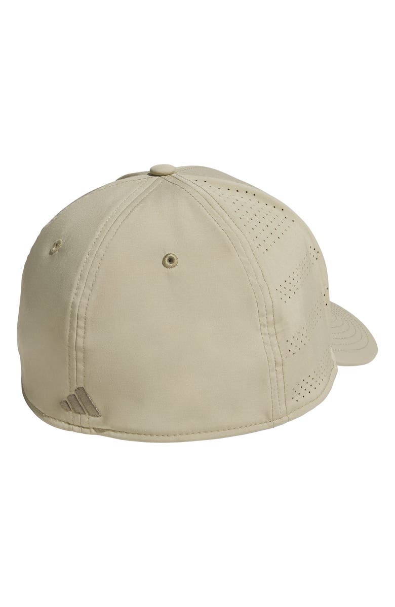 adidas Gameday 5 Stretch Fit Baseball Cap, Alternate, color, Wonder Cargo Khaki/ Clay Grey