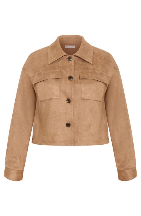 Liza Faux Suede Jacket