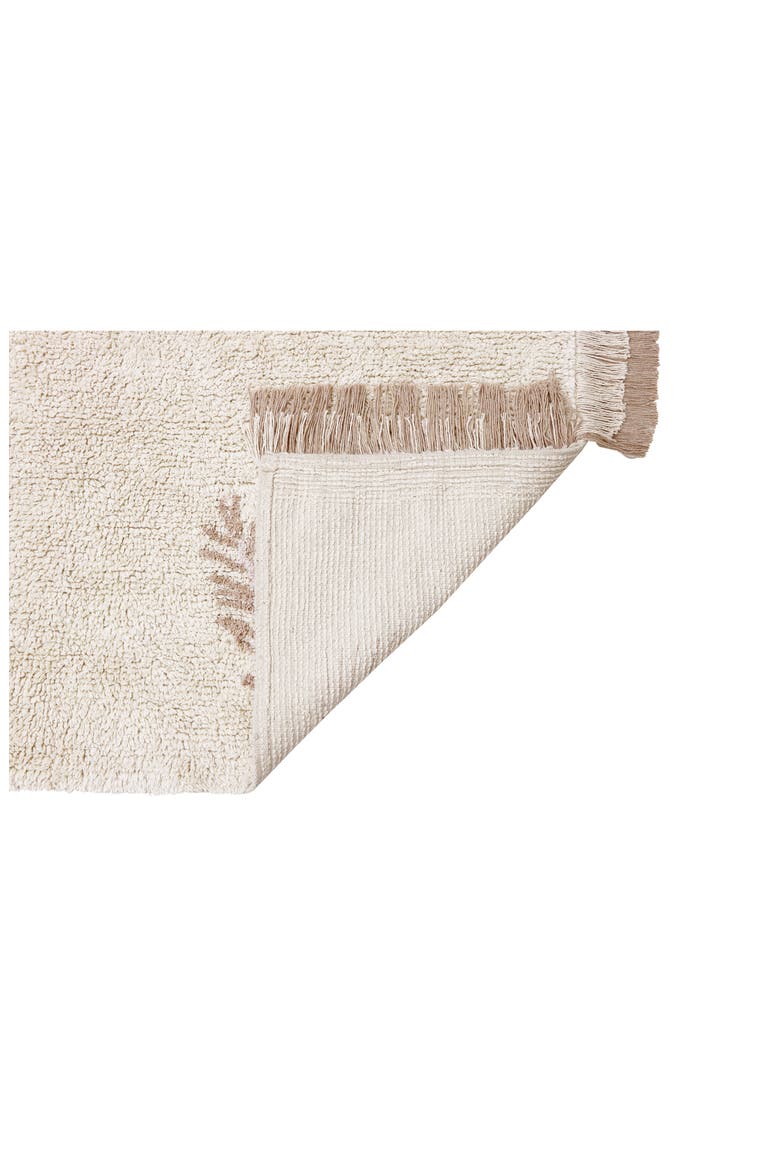 Pine Forest Washable Cotton Rug, Alternate, color, BROWN TONES