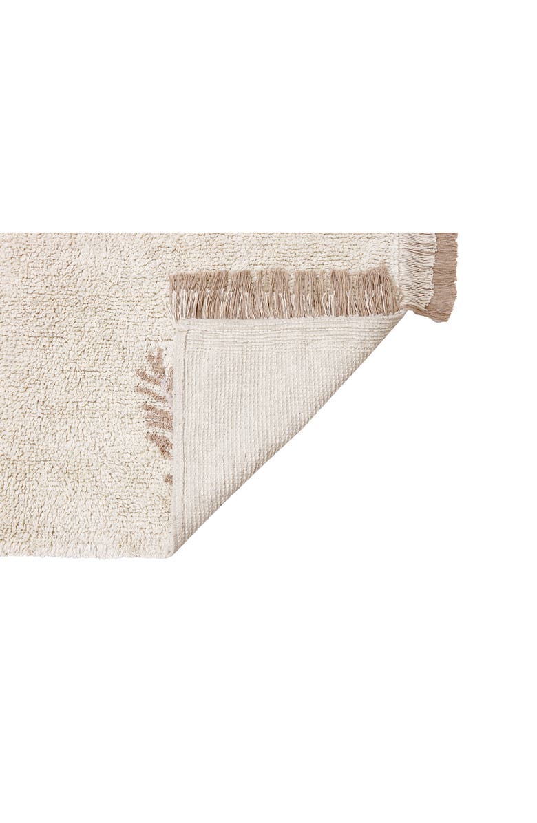 Lorena Canals Pine Forest Washable Cotton Rug, Alternate, color, Brown Tones