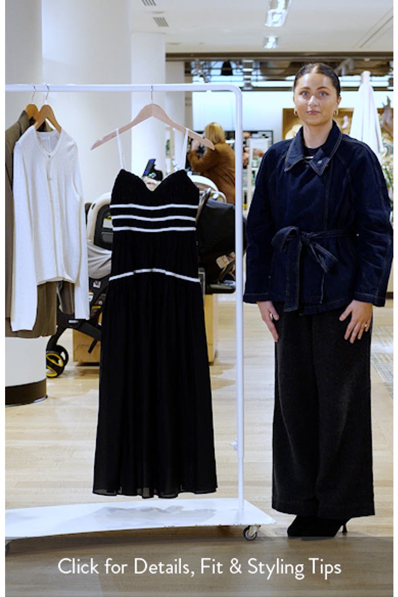 Shirred Tiered Midi Sundress video