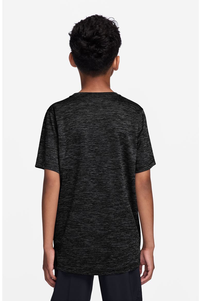 Kids' Miler Dri-FIT Running T-Shirt, Alternate, color, BLACK/ REFLECTIVE SILVER