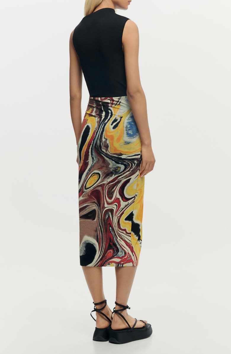 Desigual Sleeveless Midi Dress, Alternate, color, Black