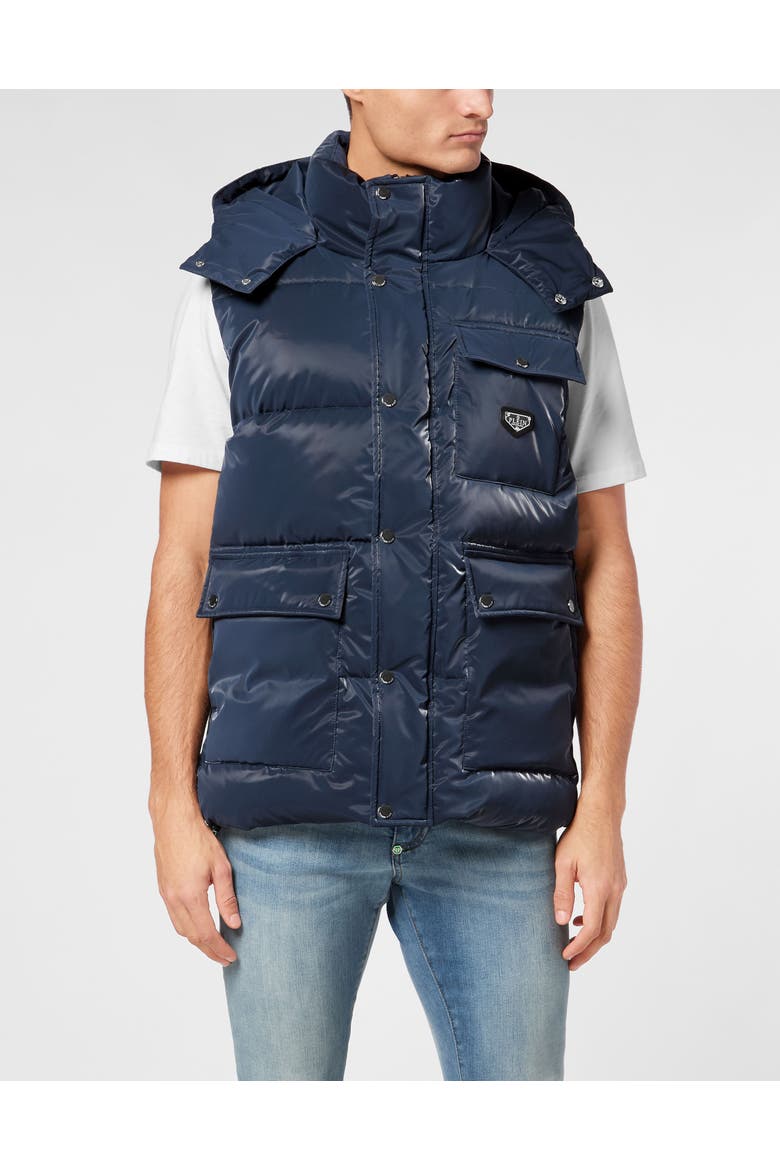 Down Vest Men, Main, color, darkblue