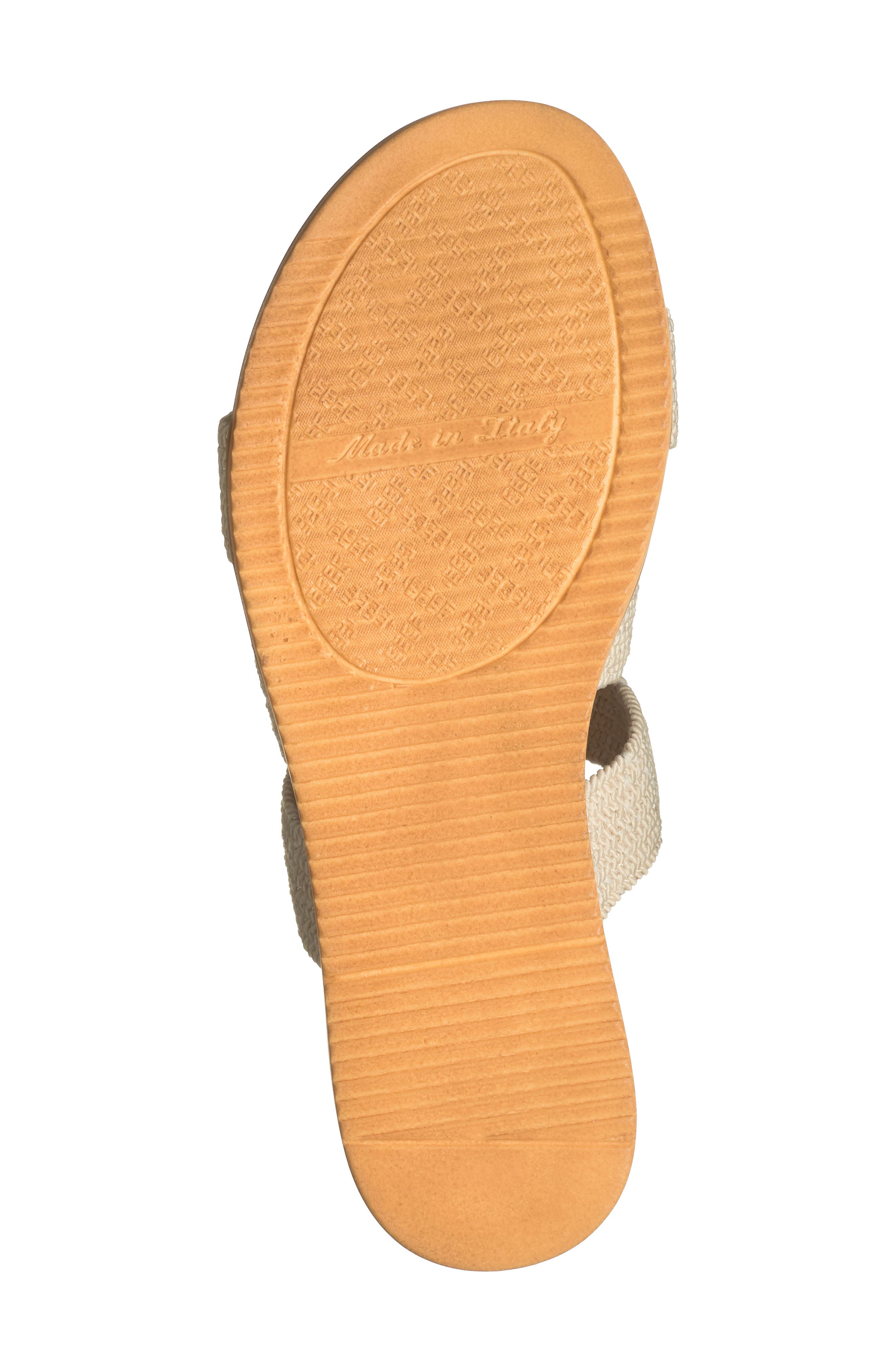 ITALIAN SHOEMAKERS Woven Wedge Slide Sandal, Alternate, color, 