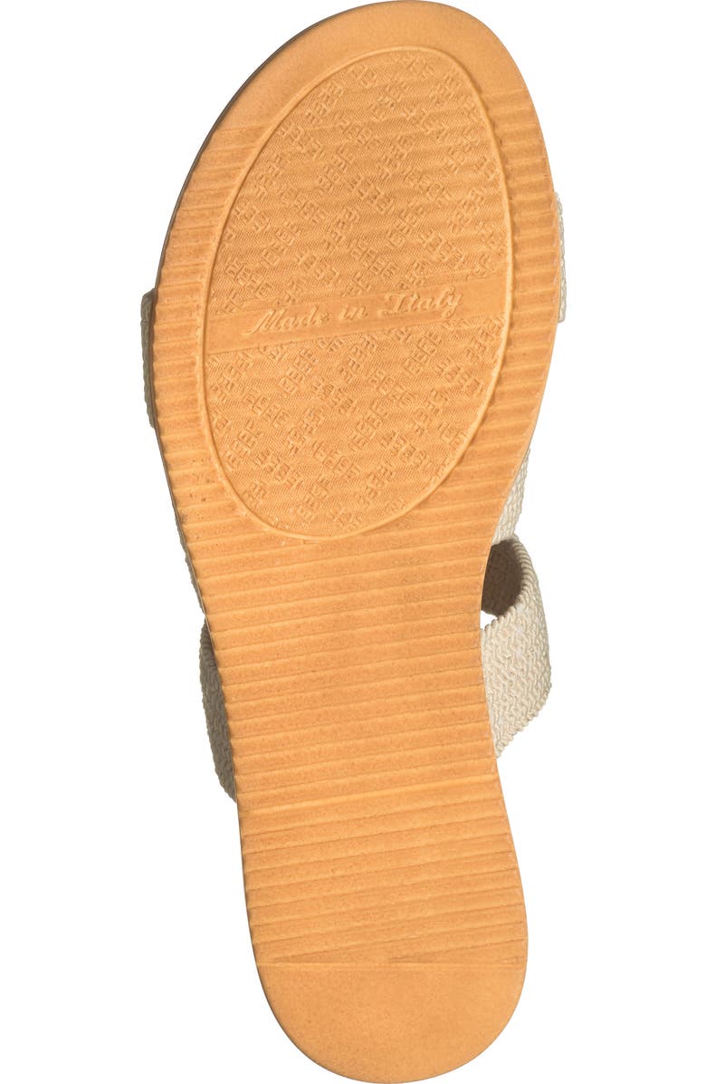 ITALIAN SHOEMAKERS Woven Wedge Slide Sandal, Alternate, color,