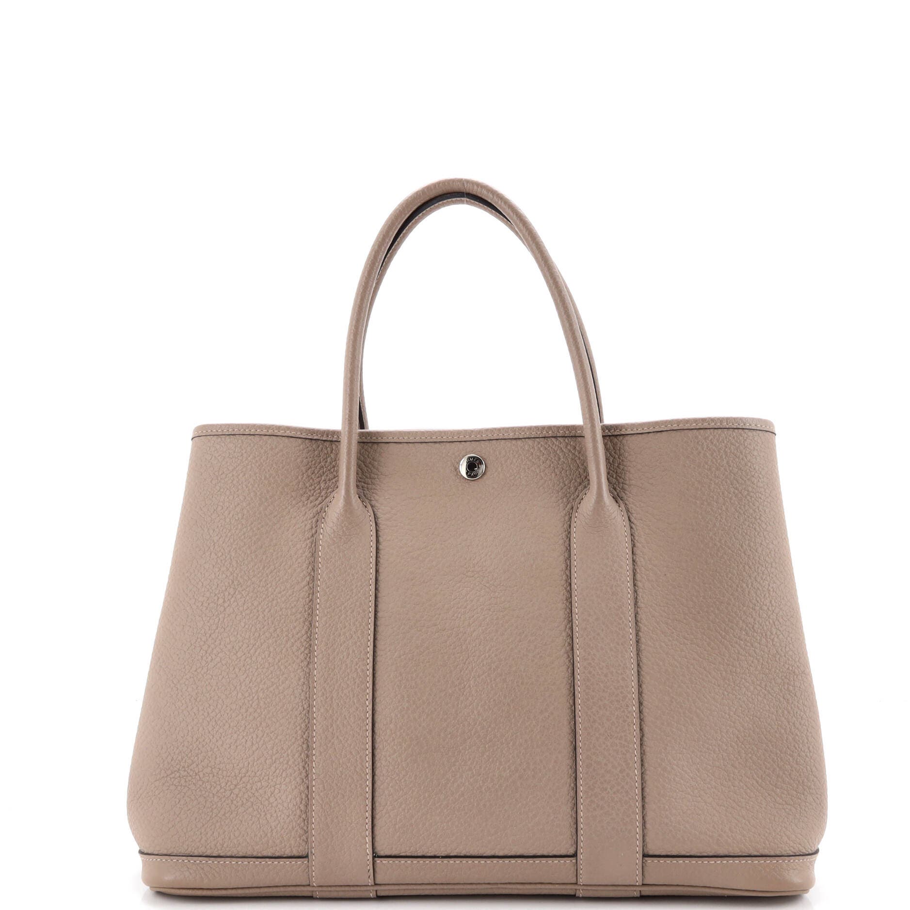 Pre-Owned Hermes Garden Party Tote Leather 36, Alternate, color, 