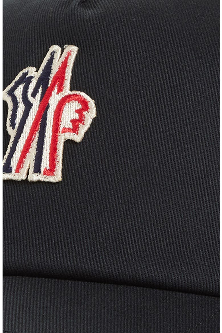 Logo Patch Cotton Twill Baseball Cap, Alternate, color, BLACK