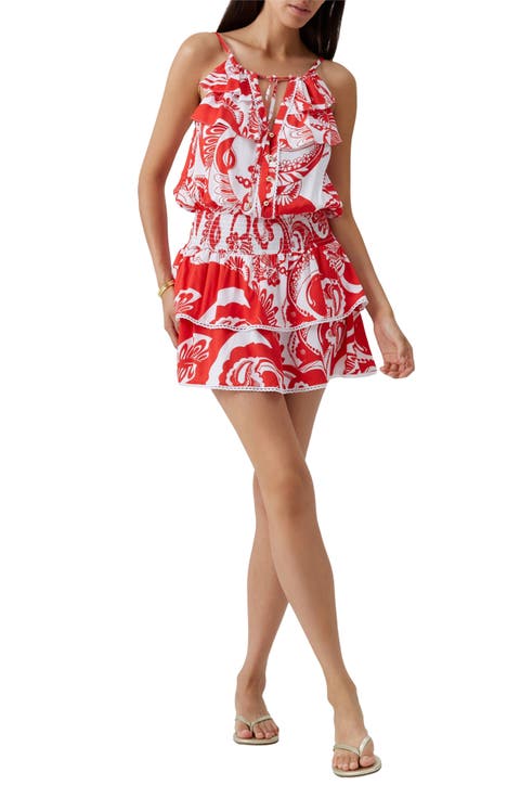 Rosa Ruffle Tiered Cover-Up Sundress