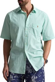 Polo Ralph Lauren Big & Tall Seersucker Stripe Sport Shirt
