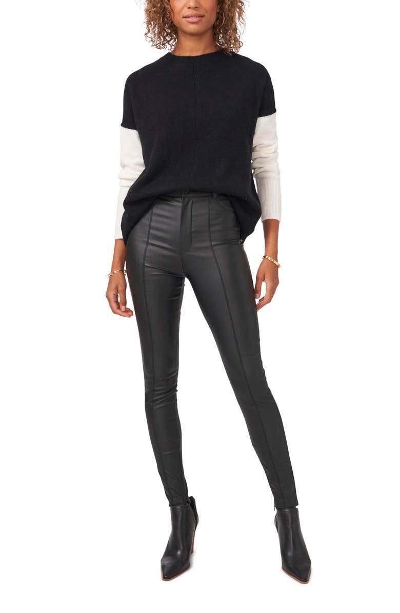 Vince Camuto Colorblock Sweater, Alternate, color, 