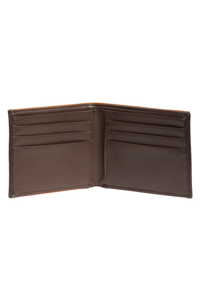 Leather Bifold Wallet, Alternate, color, BRN200