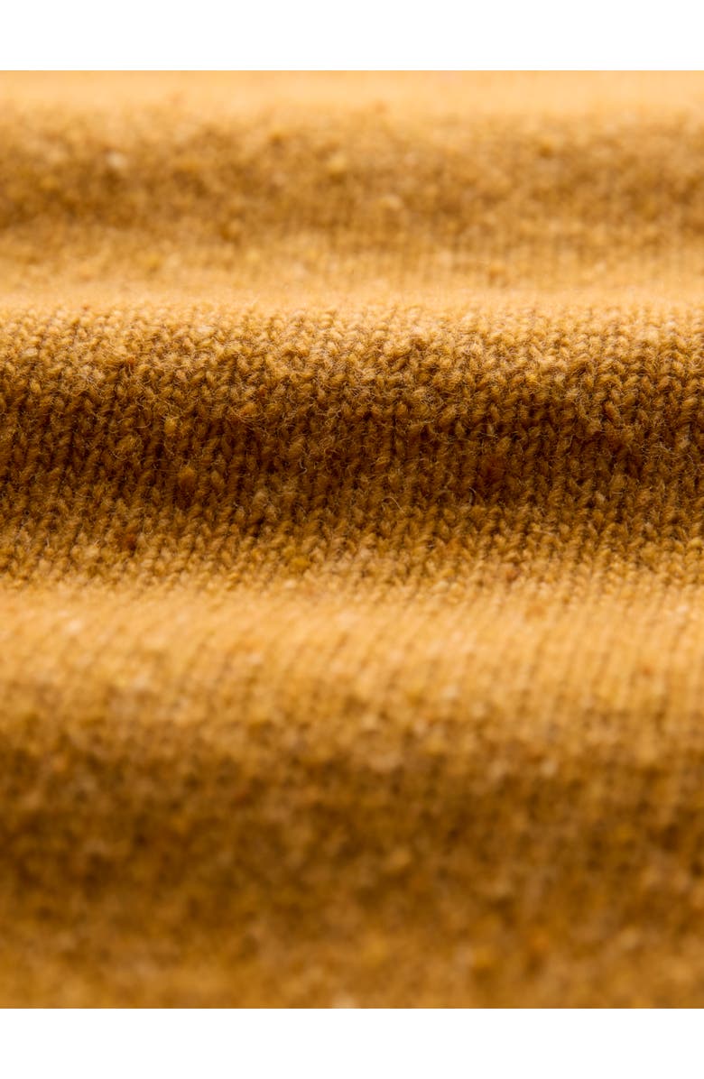 Celtic & Co. Flecked Patch Pocket Sweater, Alternate, color, Saffron