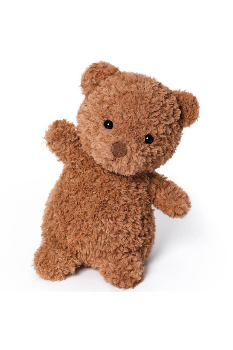 7 Inch Swiss Roll Bear Weighted Stuffed Animal, Alternate, color, Brown