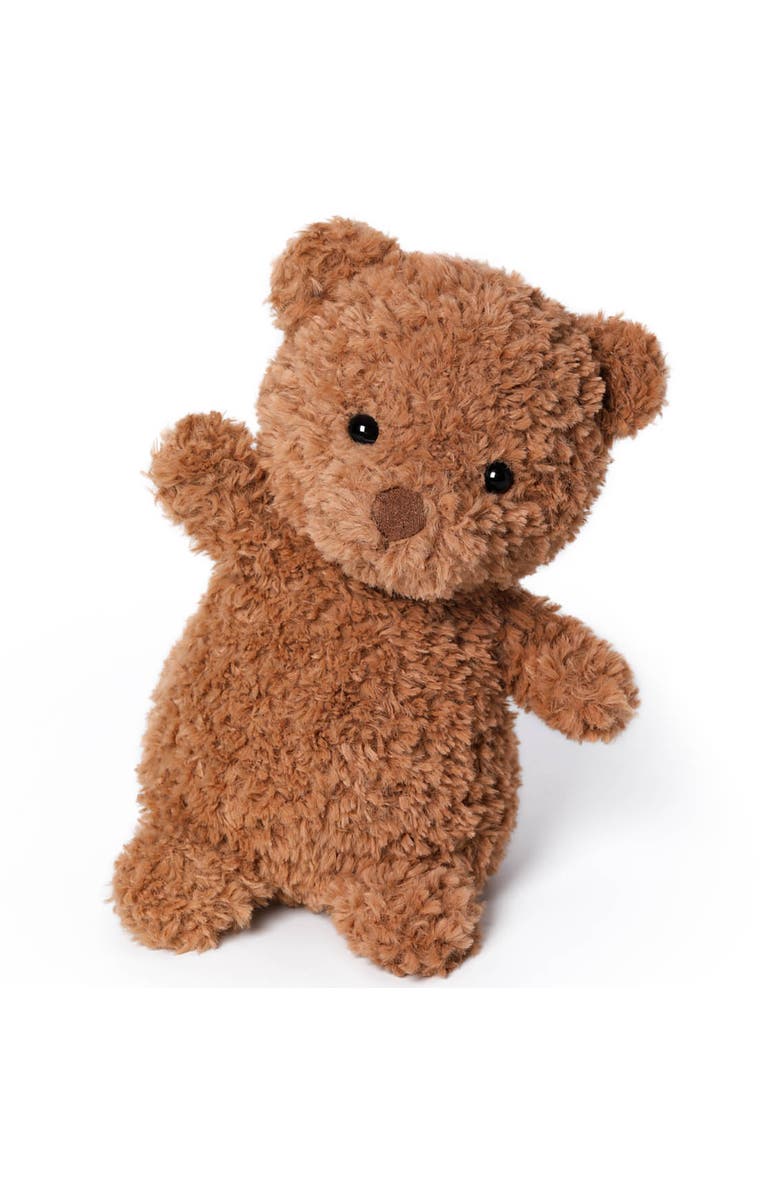 McHugs 7 Inch Swiss Roll Bear Weighted Stuffed Animal, Alternate, color, Brown
