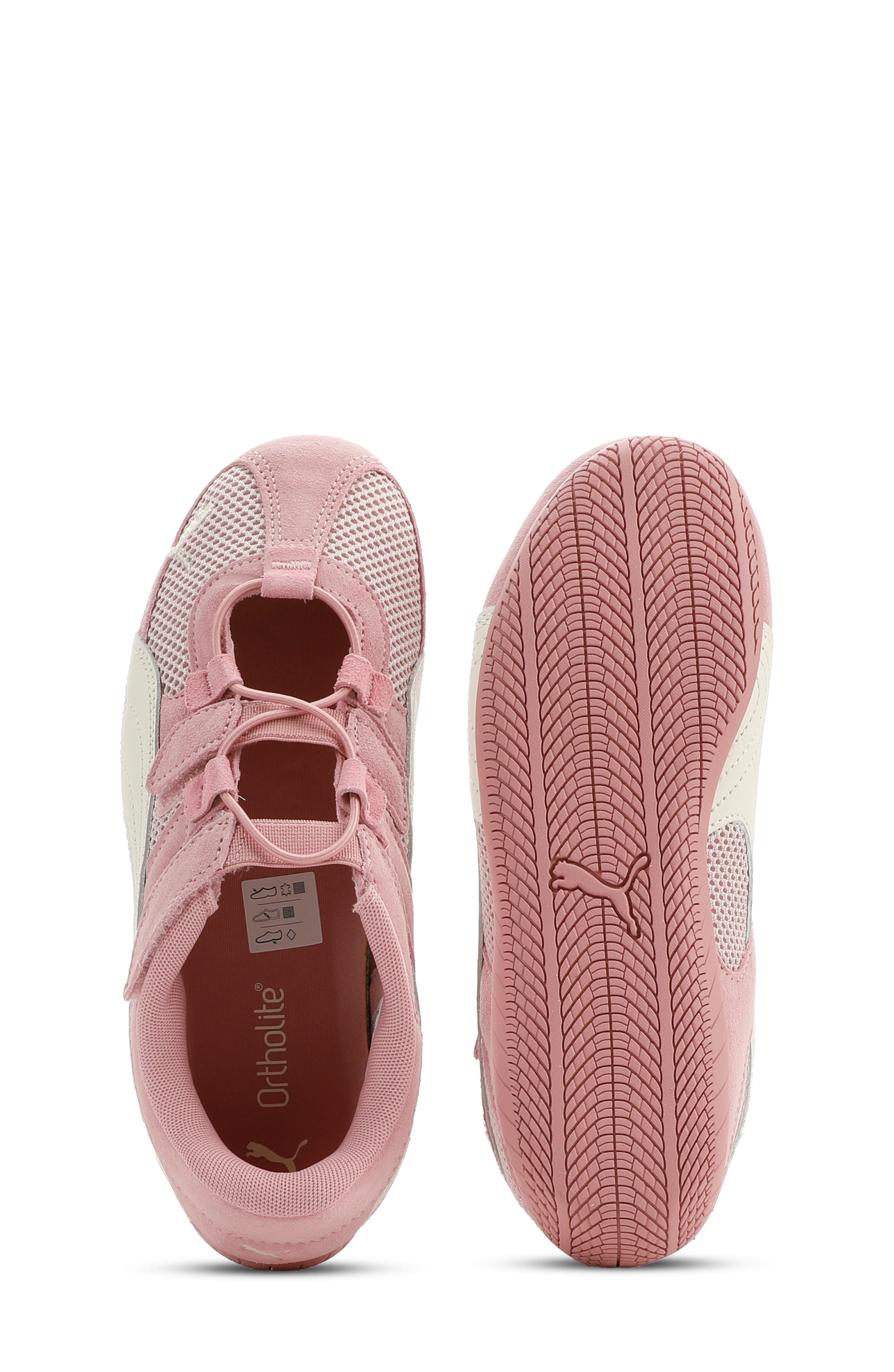PUMA Kids' Speedcat Go Sneaker, Alternate, color, Poised Pink/ Warm White/ Mauve