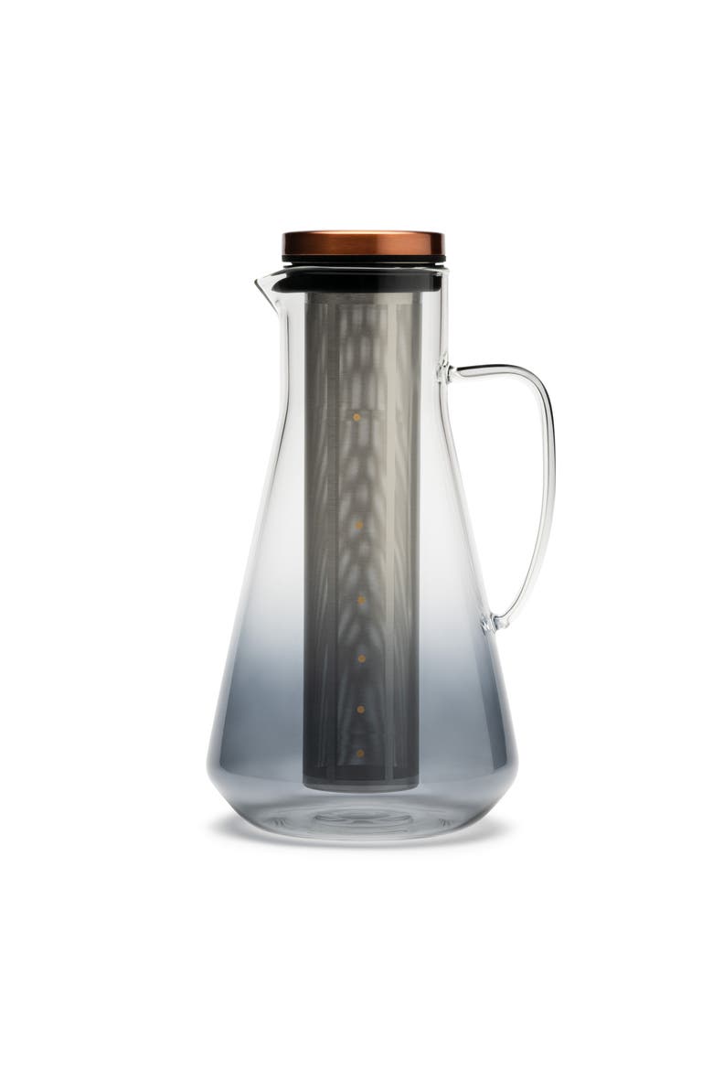 Sio Cold Brew Pitcher, Main, color, SMOKED GLASS