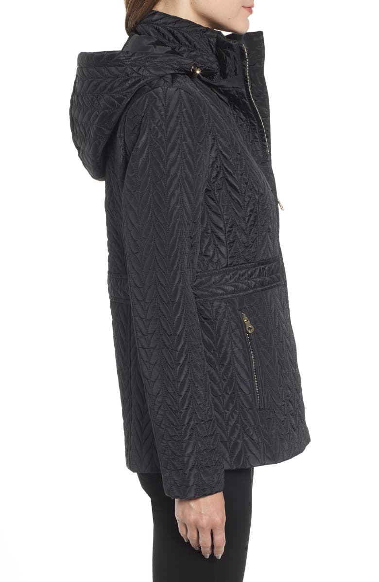 Kate Spade New York hooded quilted jacket, Alternate, color,